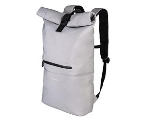 URBAN ZWEIRAD Roll-Top Backpack 30 L - Bicycle Backpack for Everyday Use - Water-Repellent and Very Individually Packable, gray, M