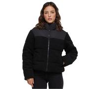 UrbanClassics Ladies Short Sherpa Mix Puffer Quilted Jacket