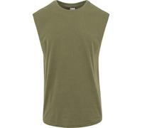 Urbanclassics Sleeveless Open Edge Tee Sport T-Shirt Round Neck Training