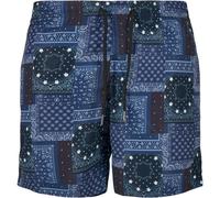 Urbanclassics Swim Shorts Pattern Palm Flamingo Floral Crazy