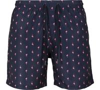 Urbanclassics Swim Shorts Pattern Palm Flamingo Floral Crazy
