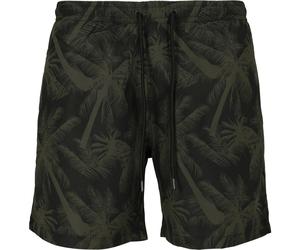 Urbanclassics Swim Shorts Pattern Palm Flamingo Floral Crazy