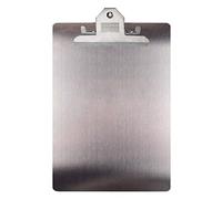 UrbanFlyingFox File Folder Metal Clipboard A4 Stainless Steel Clip Board Organizer Binder Board Splint for Office School Teach