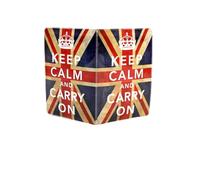 Urbanholder Keep Calm and Carry On Union Jack Passport Holder Cover