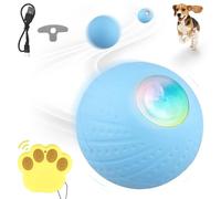 UrbanHomes Interactive Dog Toys - Automatic Spinning Dog Ball and Gift for Small to Medium Dogs (Blue)