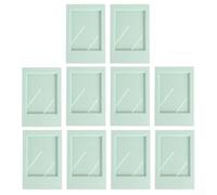 UrbanHui 10 Pcs Mini Photo Frames for Fujifilm/Instax 3 Inch Films ABS Material with Stand Vertical Horizontal Display(Asphalt)