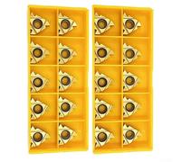 UrbanHui 16ER AG60 Carbide Threading Inserts 20pcs for Precision Turning with SER1616H16 Lathe Holder External Thread Inserts Replacement Turning Tools Industrial Metal Machining