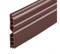 UrbanHui 1m Extra Thick Door Draught Excluder Seal For Doors, Reduces Noise And Blocks Wind, Flexible TPE Material For Effective Energy Saving(Brown)