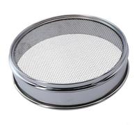 UrbanHui 20cm Chrome Mesh Sieve Sample Inspection Medicine Test Sieve Laboratory Equipment for Food Industry with Various Mesh Options(10 Mesh)