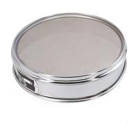 UrbanHui 20cm Chrome Mesh Sieve Sample Inspection Medicine Test Sieve Laboratory Equipment for Food Industry with Various Mesh Options(90 Mesh)