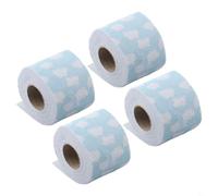 UrbanHui 4pcs Moisture Absorbing Strips for Window Anti-Condensation 2.8M Roll Washable Cuttable Non-Woven Prevent Water Accumulation for Glass Sinks Bathroom Counters(White Cloud)