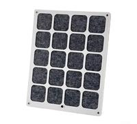 UrbanHui Acrylic Badge Display Storage Case Dustproof Transparent Medal And Coin Collector Box With Felt Interior For Home Office Classroom Event Decoration(small white)