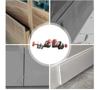 UrbanHui Adjustable Drawer Clamps for Woodworking Panel Fixing Tool Stainless Steel Side Mount Deep Drawing 1-3cm Thickness