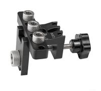 UrbanHui Aluminum Drill Bit Set For Woodworking Featuring Three-in-One Functionality For Embedded Parts And Log Tenon Drilling Tasks(A)