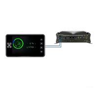 UrbanHui Battery Monitor VA9910 LCD Coulomb Meter 8-120V Wide Range for RV Forklift with 3.5 Inch Color Display Wireless Connectivity(A)