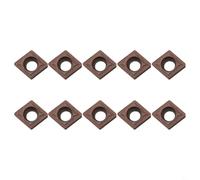 UrbanHui Carbide Inserts 10pcs CCMT09T308 VP15TF for CNC Lathe Turning Operations CNC Carbide Inserts Replacement Turning Tools