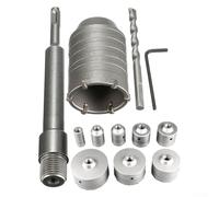 UrbanHui Cement Hole-Saw Drill Bit 30mm,Wall Stone SDS- Plus Shank,Drill Bit With SDS Shank,For Building And Construction Applications(200mm rod)