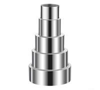 UrbanHui Chimney Pipe Reducer Stainless Steel Component For Stove Pipes With Diameter Transition From 120 Mm To 50 Mm(6cm to 7cm)
