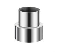 UrbanHui Chimney Pipe Reducer Stainless Steel Component For Stove Pipes With Diameter Transition From 120 Mm To 50 Mm(5cm to 6cm)