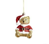 UrbanHui Christmas Tree Ornament Kit With Snowflakes, Deer, And Whimsical Accessories For Festive Home And Party Decoration(Little Bear)