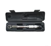 UrbanHui Chrome Vanadium Steel Torque Wrench Kit 1/4 3/8 1/2 Inch Drive | 5-210 Nm Adjustable Click Type Two-Way Ratchet for Automotive Bicycle Maintenance in Case