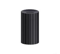 UrbanHui Compact USB Aroma Diffuser And Electric Flame Air Humidifier For Car Use, Silent Operation Below 36db, Auto Shutoff When Water Runs Low, Suitable For Aromatherapy(Black)