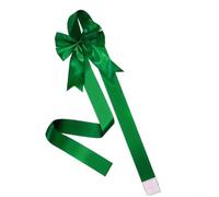 UrbanHui Decorative Satin Bow And Ribbon Set For Weddings, Holiday Use, And Everyday Environments To Create A Warm And Elegant Atmosphere(green door hung)