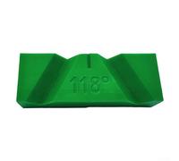 UrbanHui Drill Bit Sharpening Guide Jig Manual Grinder Tool, Drill Bit Sharpener Jig Restore 118° &135° Angles(Green 118°)