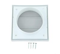 UrbanHui Dryer Vent Cap for Clothes Dryers Square Self-Hanging ABS Vent with Windproof Cap Rain Cover Backflow Prevention and Indoor Air Quality Improvement