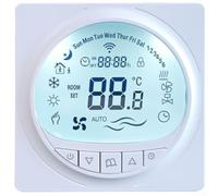 UrbanHui Energy Saving Programmable Floor Heating Thermostat With WIFI And Large LCD Display For Accurate Temperature Control In Various Home Settings(Water3A)