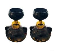 UrbanHui Foam Soap Dispenser 2 Pack With Cat Paw Design, Suitable For Multiple Soaps And Lotion Dispensing(Black)