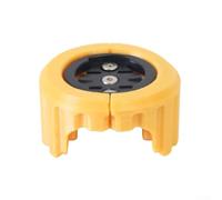 UrbanHui For Dahon Folding Bike Plastic Mount Bracket Compatible With Various Bike Computers Action Cameras Smartphones(Yellow)