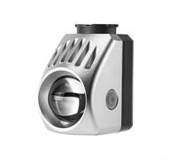 UrbanHui Four Mode Bike Headlight Low High Beam Flash With 1000 Lumen Output For Enhanced Visibility In Darkness(Silver)