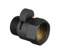 UrbanHui G1/2 Brass Shower Valve Black Quick Control | Solid brass core, matte black finish, salt spray tested, rust resistant, for durable construction