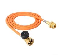 UrbanHui Gas Welding and Brazing Torch Extension Hose 1.5m with Hook CGA600 Connector for HVAC Plumbing Applications