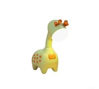 UrbanHui Giraffe LED Night Light with Bendable Neck, Adjustable Eye Protection Reading Lamp for Desk Bedside(green)