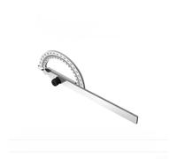 UrbanHui Hardened Stainless Steel Angle Finder Protractor 0-180 Degree Measuring Instrument with Clear Etching and Secure Lock for Accurate Marking(150 X 200 Mm)