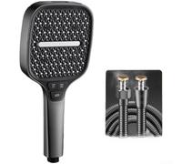 UrbanHui High Pressure Square Shower Head 5 Modes Air Injection(K)