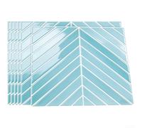 UrbanHui Iridescent Gloss Herringbone PVC Wall Decals Embodying Nordic Modern Principles For Space Enhancement(2)