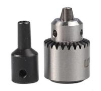 UrbanHui JT0 Precision Drill Chuck with 4mm 5mm 6mm 8mm Motor Connecting Rod Sleeves for Metalworking(5mm)