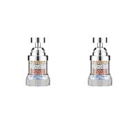 UrbanHui Kitchen for tap Water Filter Fits 1.5-3.2cm Faucets Easy Install | Coconut shell activated carbon, zeolite core; reduces bad taste, ; safe drinking water