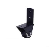 UrbanHui L Shaped Support Caster Wheel 2 Inch Heavy Load 120kg Silent PVC Furniture Casters with Screws for Desks Flower Stand Baby Cribs Floor Protection(1.5inch)