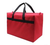 UrbanHui Large Volume Insulated Lunch Bag Cooler For Office School Picnic Camping Outdoor Use With Efficient Thermal Retention And Sturdy Carry System(Red S)