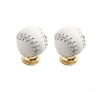 UrbanHui Leather And Zinc Alloy Stylish Handle For Enhancing Cabinet Aesthetics Set Of Two(White)