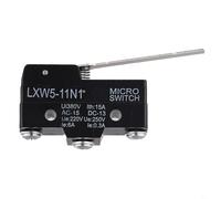 UrbanHui LXW511N1 Limit Switch 3A SPDT Snap Action With Extended Lever For Industrial Incubator And Motor Control Circuit Applications