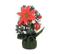 UrbanHui Mini Christmas Tree, Artificial Tabletop Christmas Tree, Party Decoration Ornament Festive for Christmas Decorations(4#)