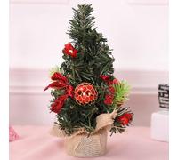 UrbanHui Mini Christmas Tree, Artificial Tabletop Christmas Tree, Party Decoration Ornament Festive for Christmas Decorations(8#)