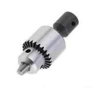 UrbanHui Mini Motor Drill Chuck JT0 with 4mm 5mm 6mm 8mm Connecting Rod Sleeve for Electric Drills Compatible with 0.3-4mm Drill Bits Lathe PCB Drilling Machine(6mm Chuck Set)
