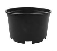 UrbanHui Modern Round Flower Pot Featuring Drainage Holes, Lightweight Plastic For Easy Handling And Stylish Gardening Experience(30cm)