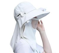 UrbanHui Outdoor Cooling Hat With Solar And USB Charging Capabilities For Prolonged Sun Exposure Situations Including Fishing Gardening And Hiking(white)
